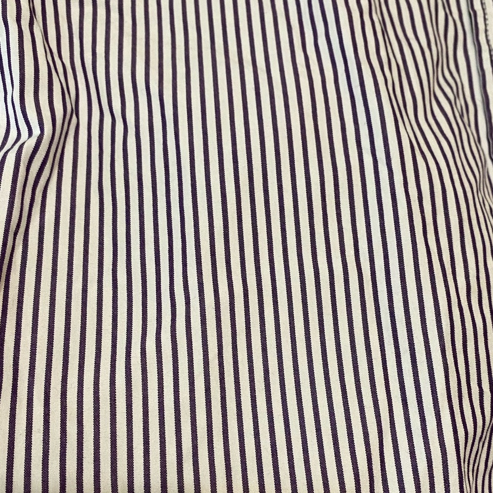 Like New J.Crew striped button down dress shirt XL - Picture 6 of 8